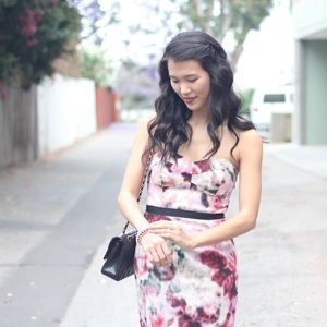 Anthro Floral Dress